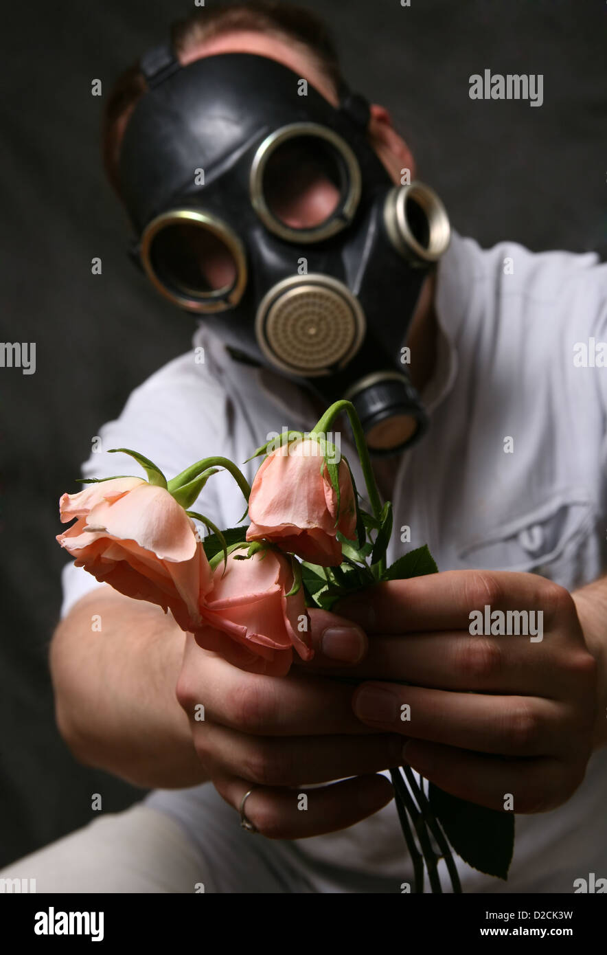 Business man in gas mask hi-res stock photography and images - Alamy