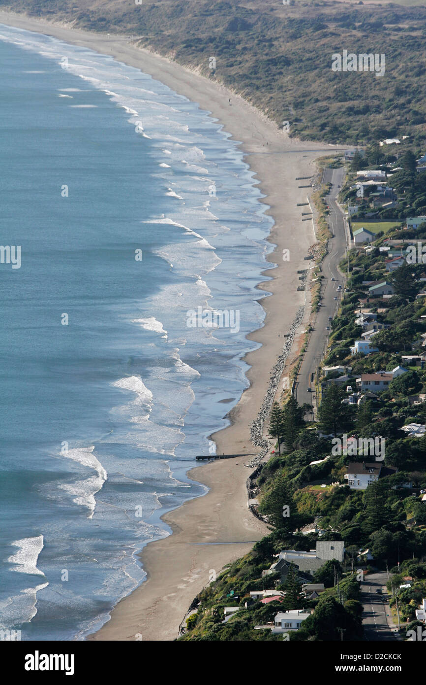 Paraparaumu Beach, the Kapiti Coast's largest settlement is the jumping