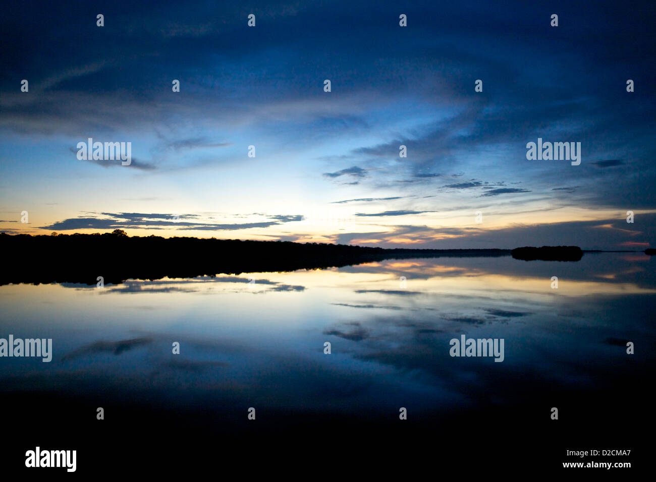 Colorful sunset reflecting on water hi-res stock photography and images ...