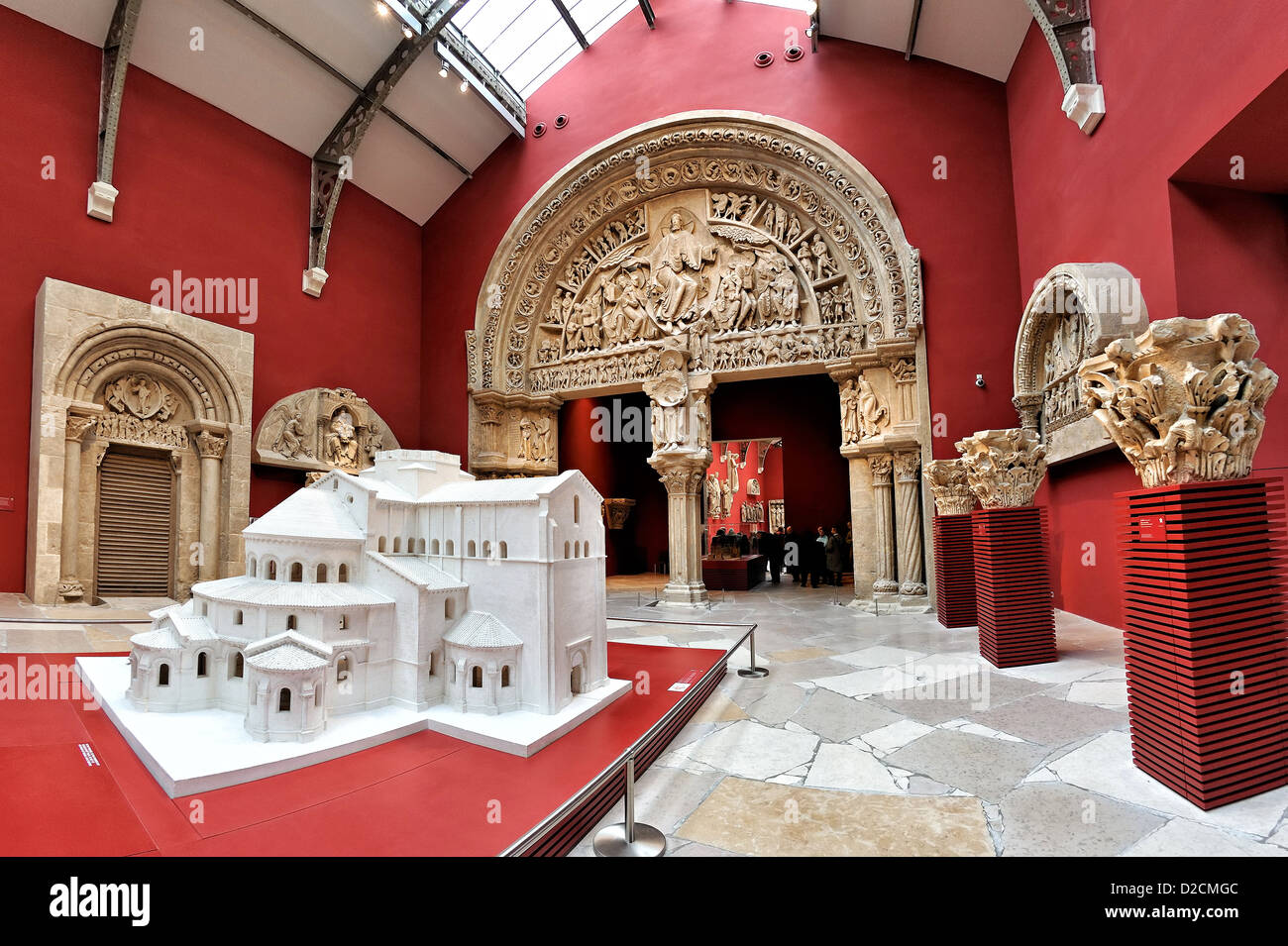 Architecture museum, Paris, france. Stock Photo