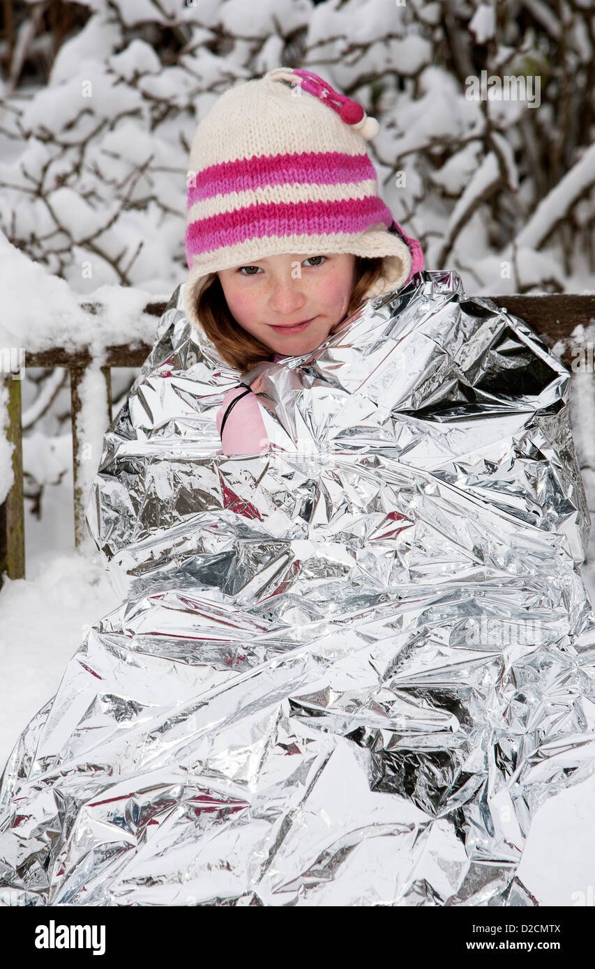 Child covered with a blanket hi-res stock photography and images - Alamy