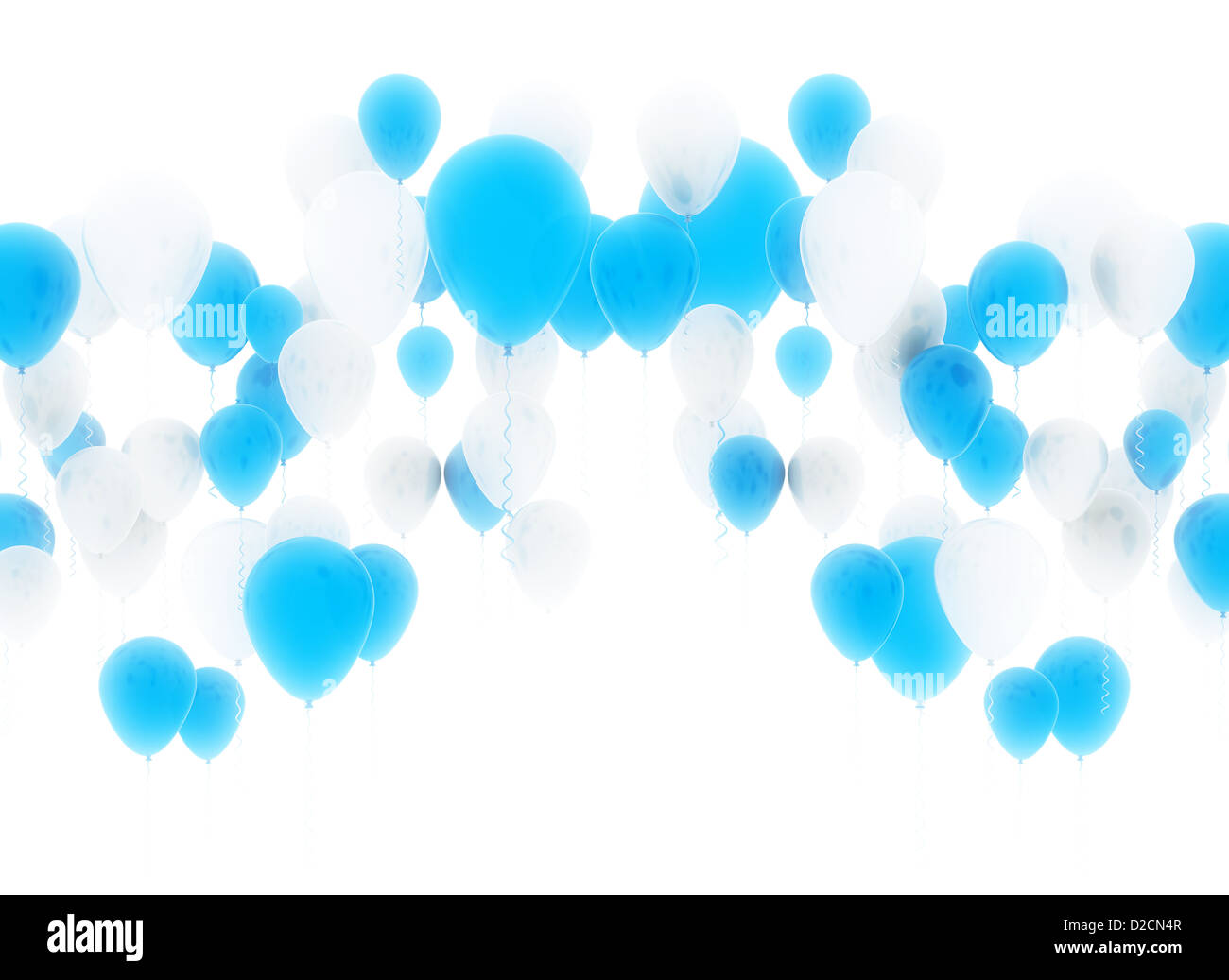 Balloons isolated on white background Stock Photo - Alamy