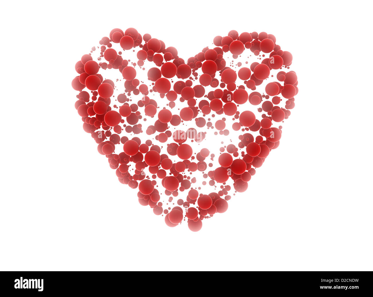 Heart symbol shape isolated on white background Stock Photo - Alamy