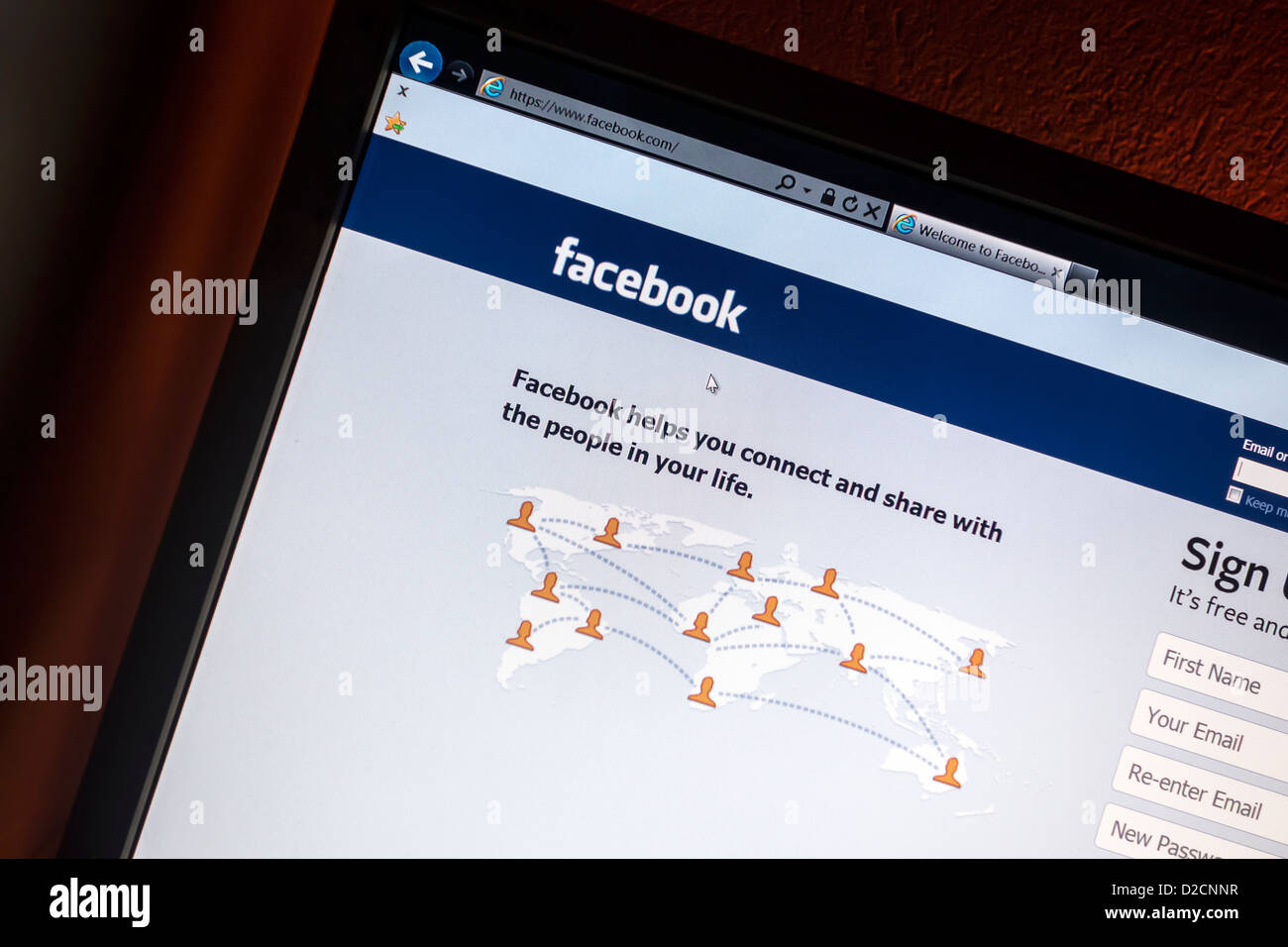 Facebook logo icon hi-res stock photography and images - Alamy