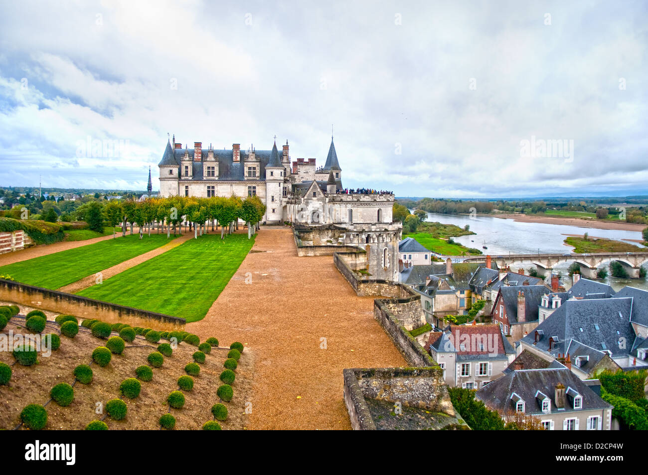Amboise castle, France Stock Photo