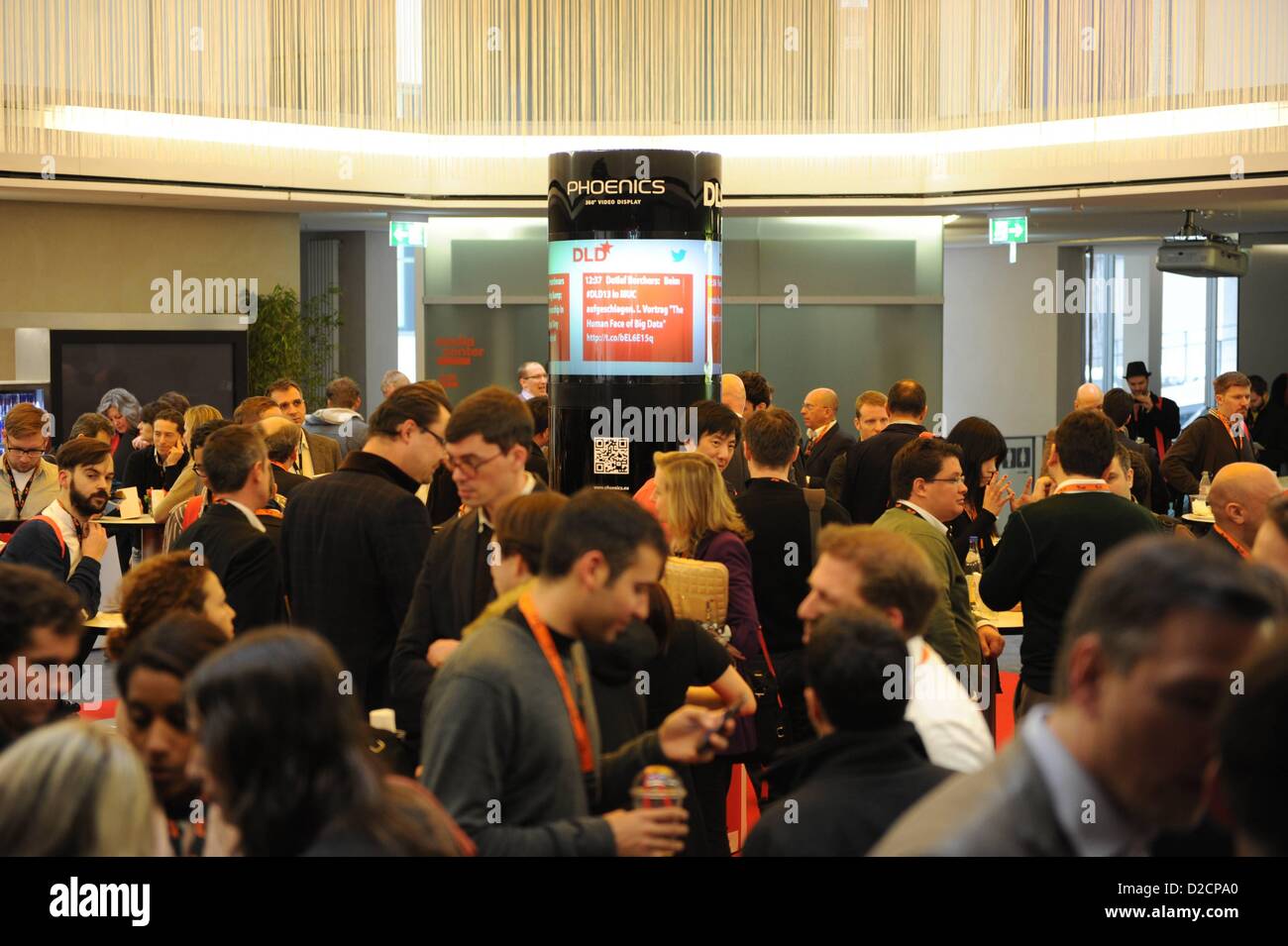 Dld Conference MUNICH/GERMANY - JANUARY 20: Participants during the Digital Life ...