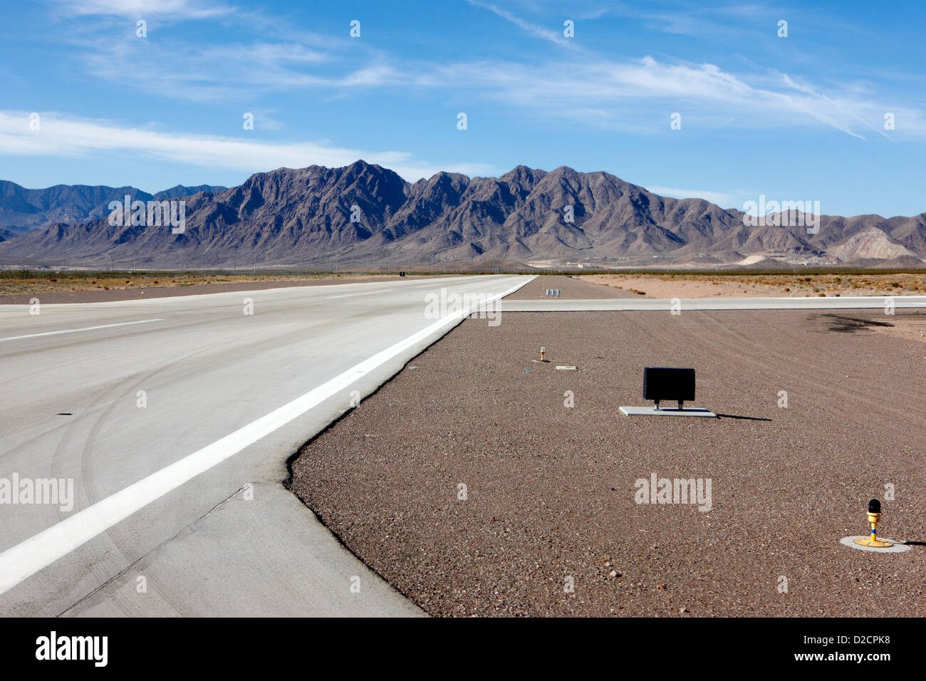 runway at boulder airport Nevada USA Stock Photo Alamy