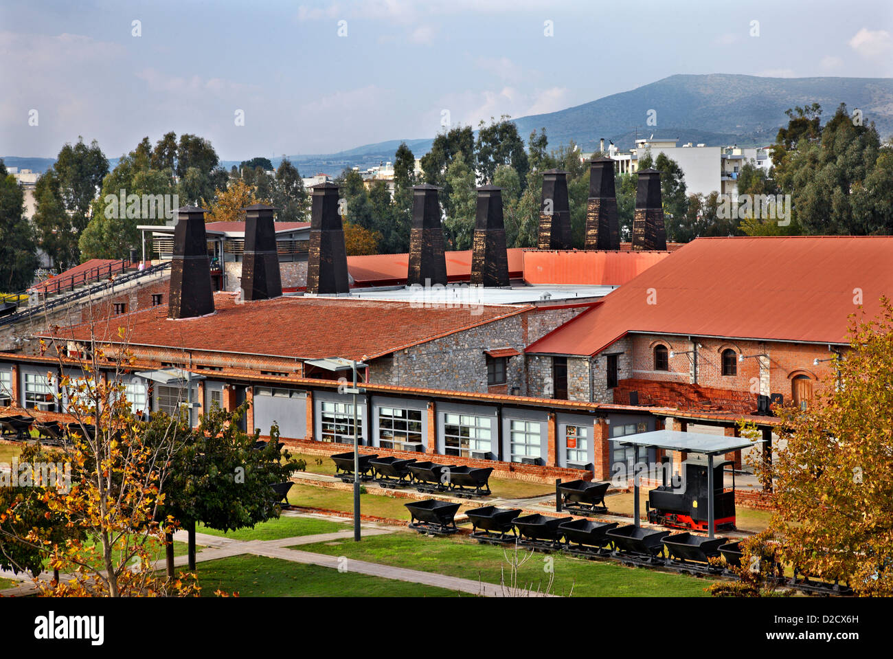 Tsalapatas Rooftile and Brickworks Museum, Volos city, Magnesia (Magnisia), Thessaly, Greece. Stock Photo