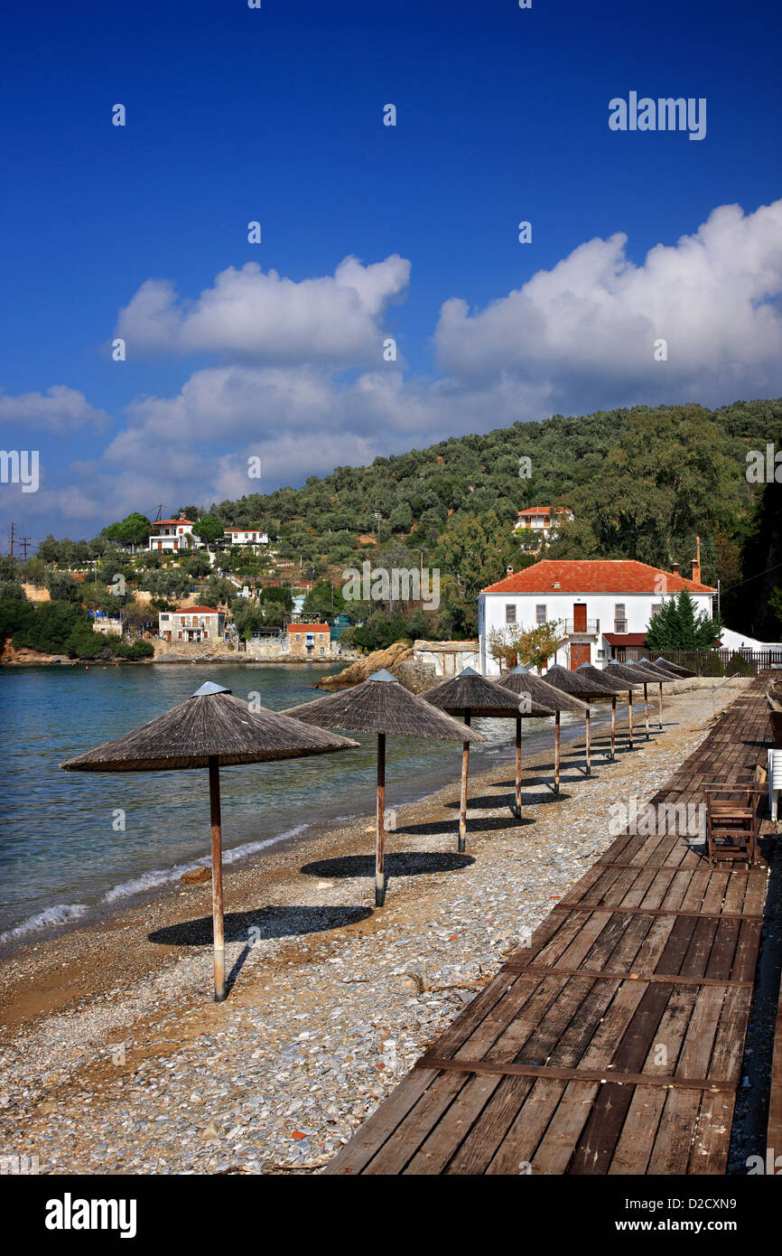 Beautiful Milina village, south Pelion, Magnesia, Thessaly, Greece