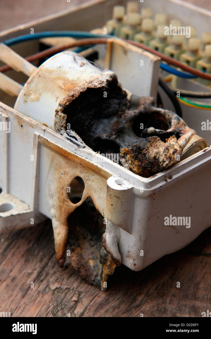 Explosive capacitor failure in borehole electric motor pump control