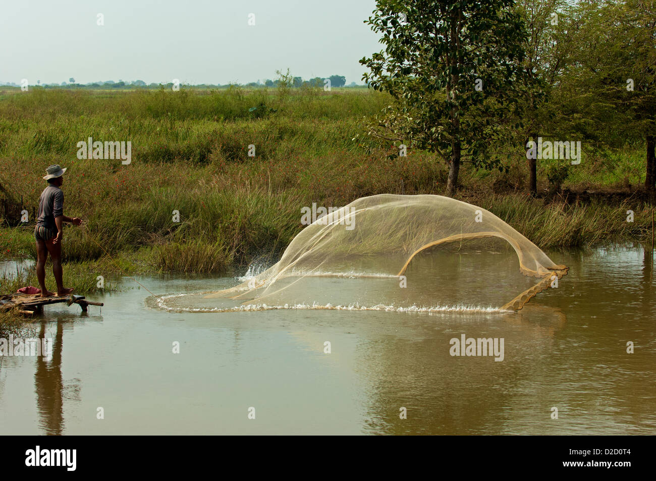 Cambodia fishing net hi-res stock photography and images - Alamy