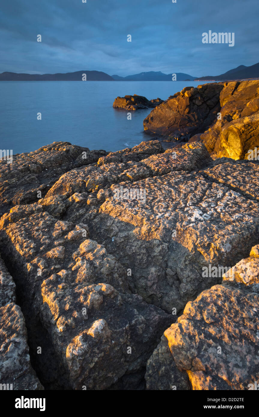 Small rocks and stones on a sandy beach, Deception Pass State Park,  Washington, USA Stock Photo - Alamy