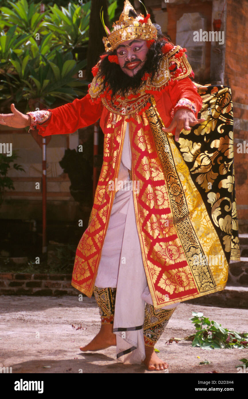 Indonesia. Bali. Batabulan. Character In Dance Show. Stock Photo