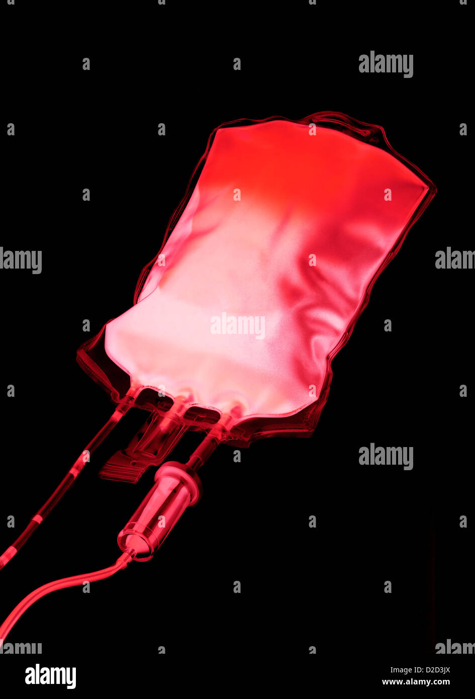 Blood bag Stock Photo
