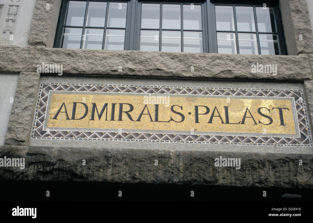 Germany. Berlin. Jugendstil Admiralpalast Theater Facade Detail. Stock Photo