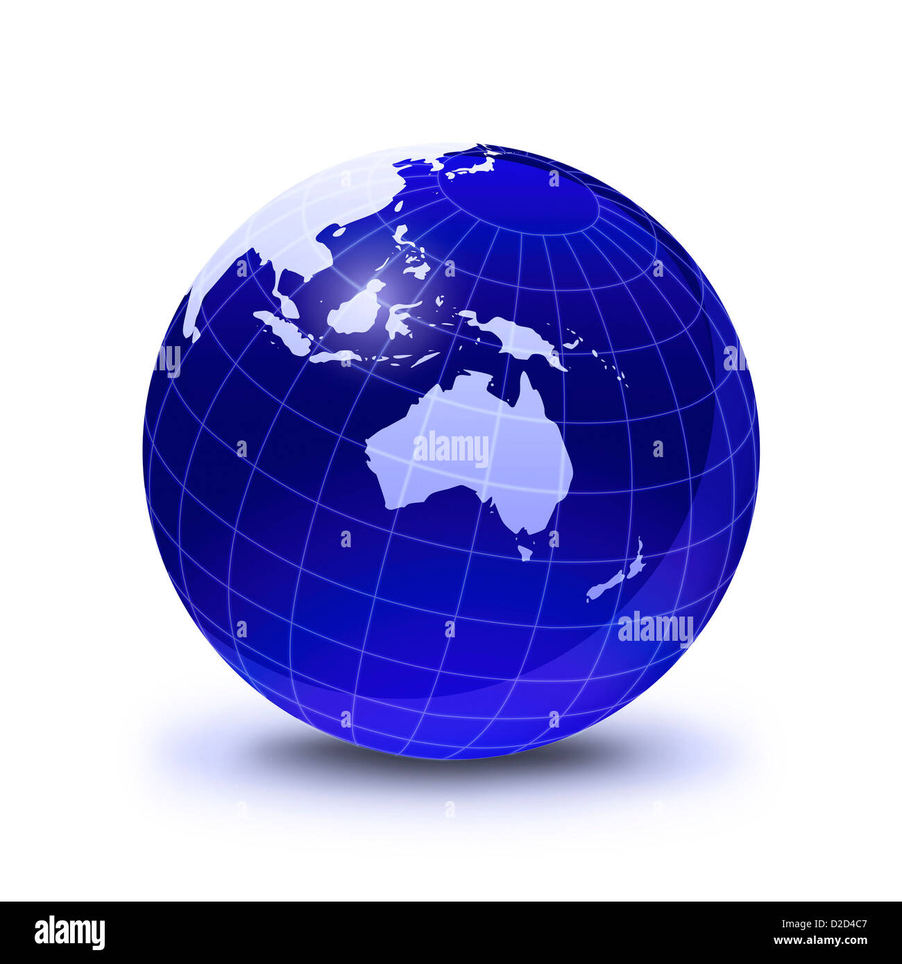 Australia Australasia Globe Map High Resolution Stock Photography and ...