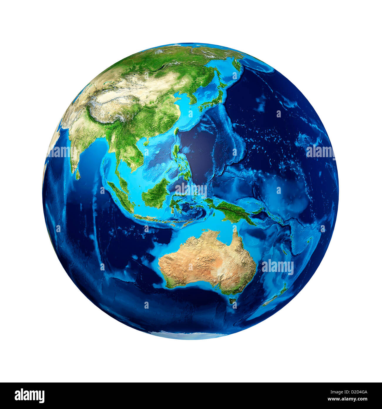 Australasia map hi-res stock photography and images - Alamy