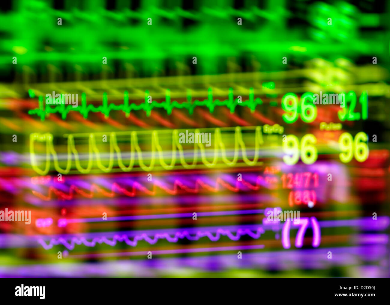Vital signs monitor Stock Photo Alamy