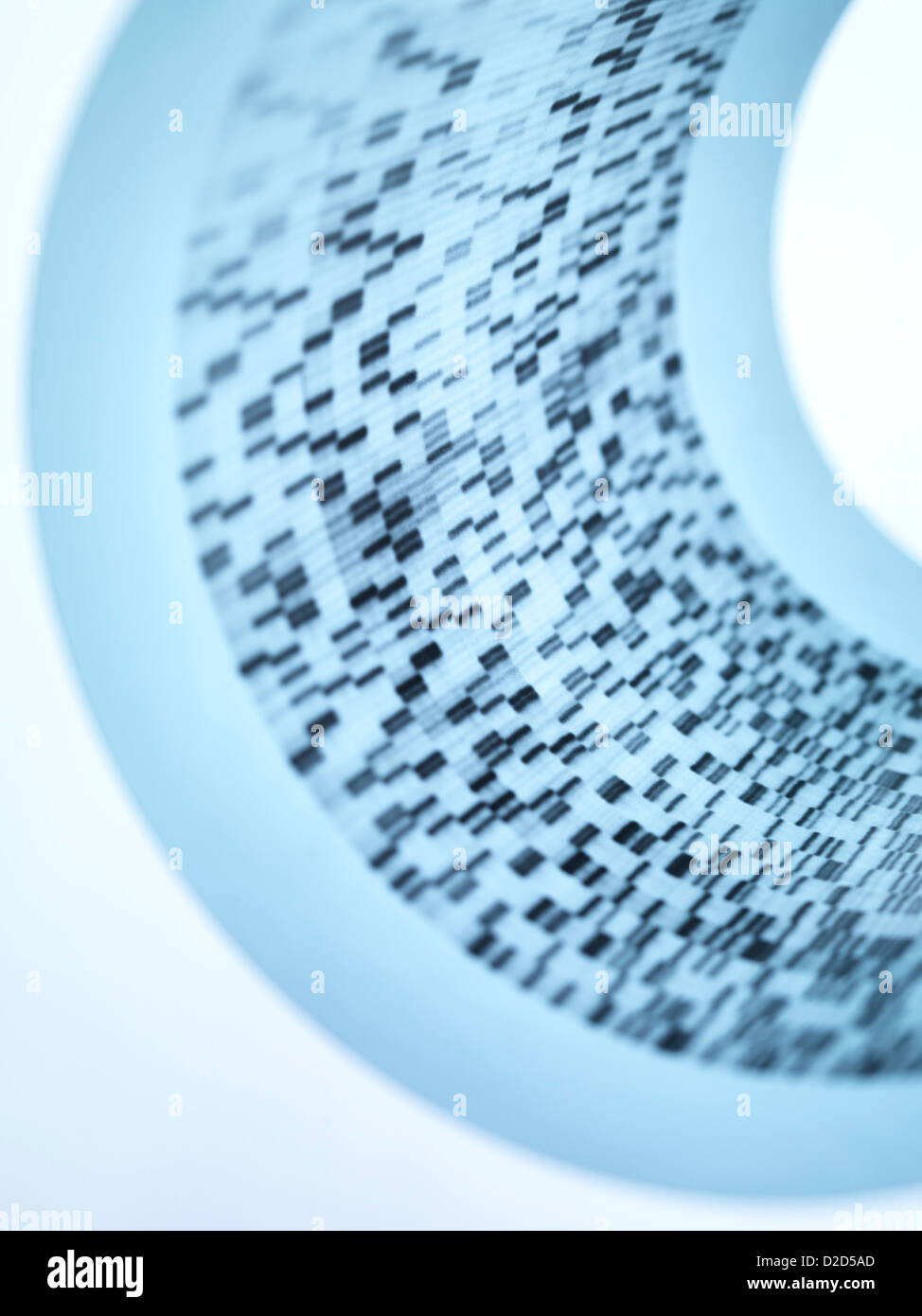 DNA autoradiogram Stock Photo Alamy