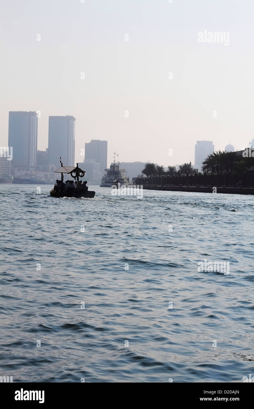 Man sitting on boat dubai hi-res stock photography and images - Alamy