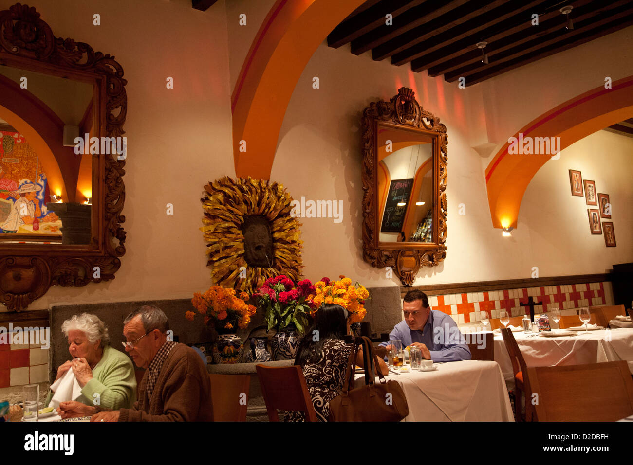 El Mural De Los Poblanos Restaurant in Puebla Mexico Stock Photo Alamy