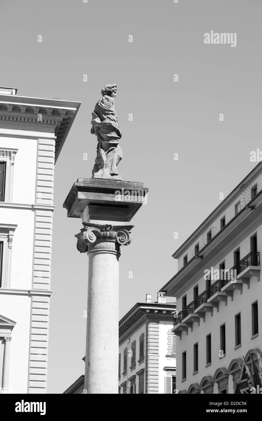 Column abundance, Florence Stock Photo