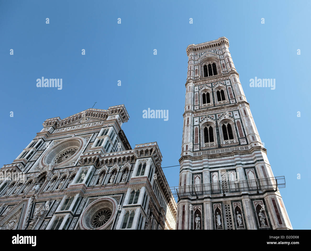 Duomo and Giotto's bell tower, Florence Stock Photo