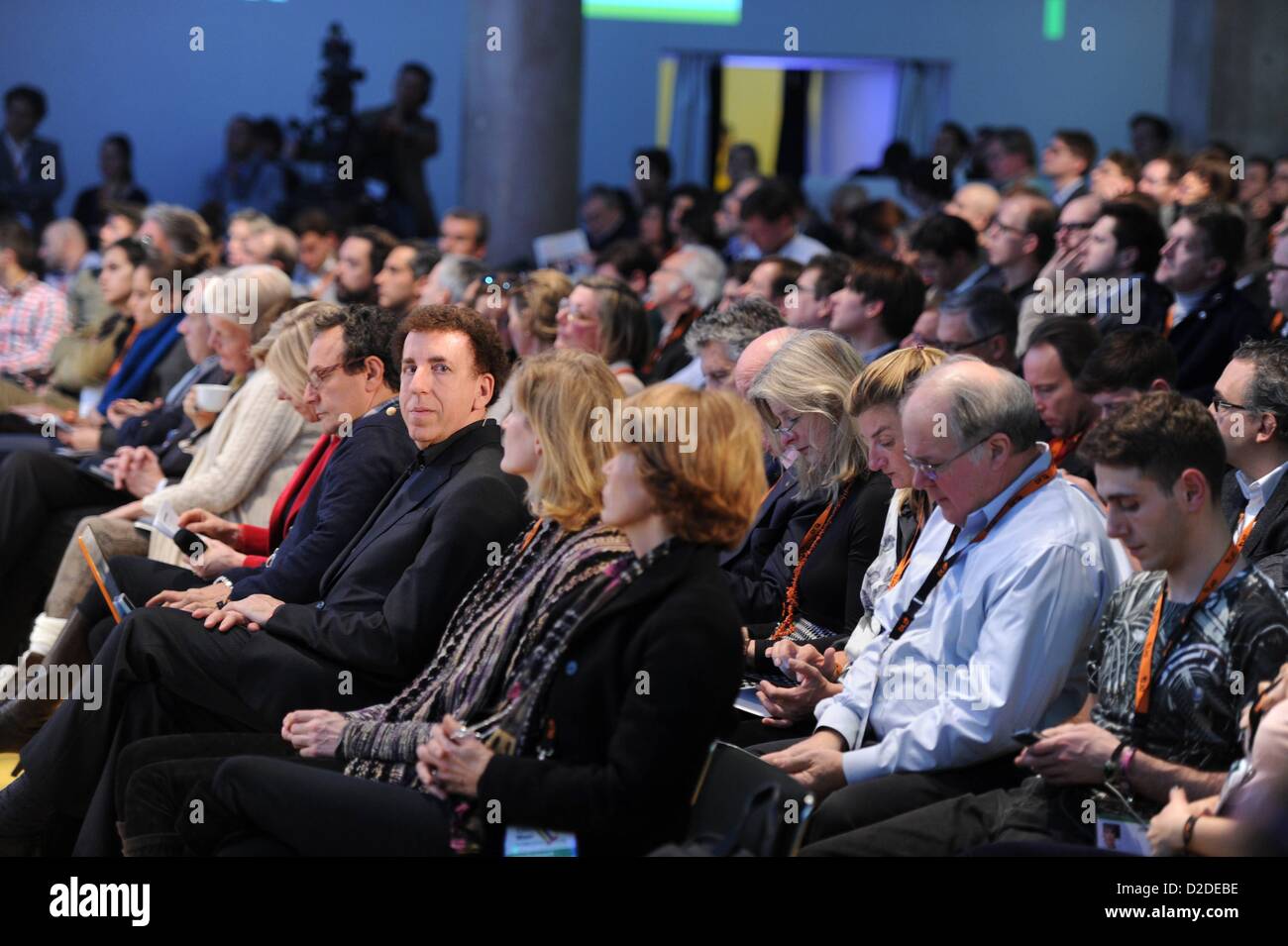 Dld Conference MUNICH/GERMANY - JANUARY 20: A view in the audience during the Digital ...