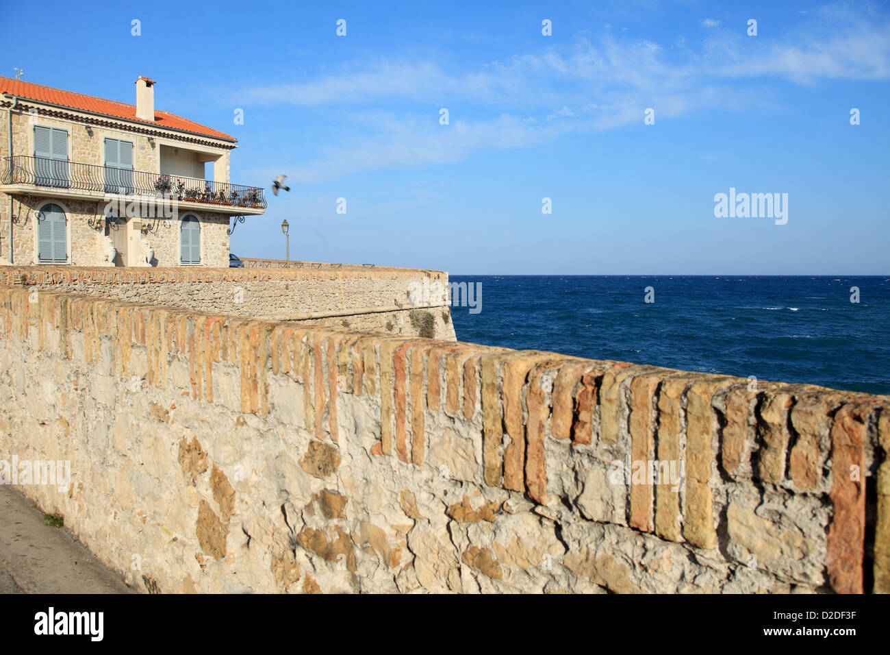 The city of Antibes in the French Riviera Stock Photo