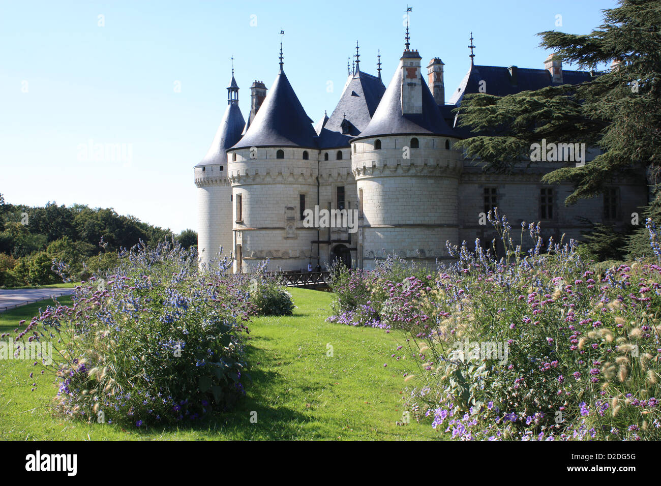 Chateau of Chaumont-sur-Loire, Loire Valley, France Stock Photo
