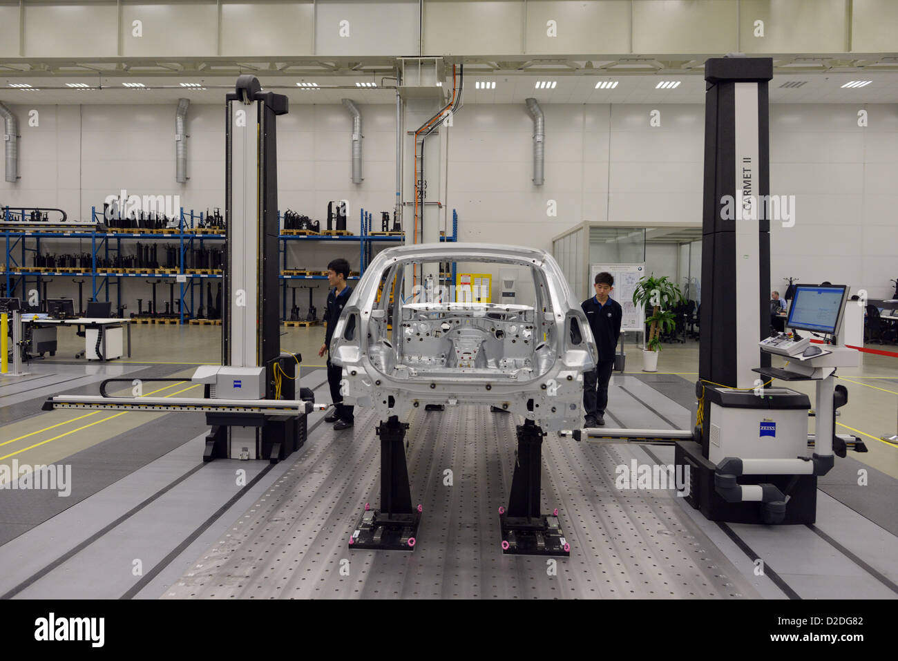 A body is measured at the production plant of BMW-Brilliance Automotive in Shenyang-Tiexi, China. Picture taken on 12 October 2012. Stock Photo