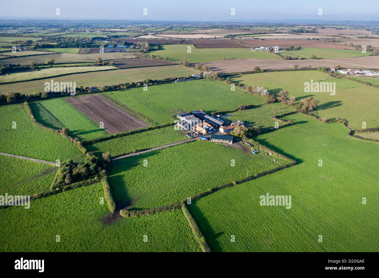 Birds eye view of farm land hires stock photography and images Alamy