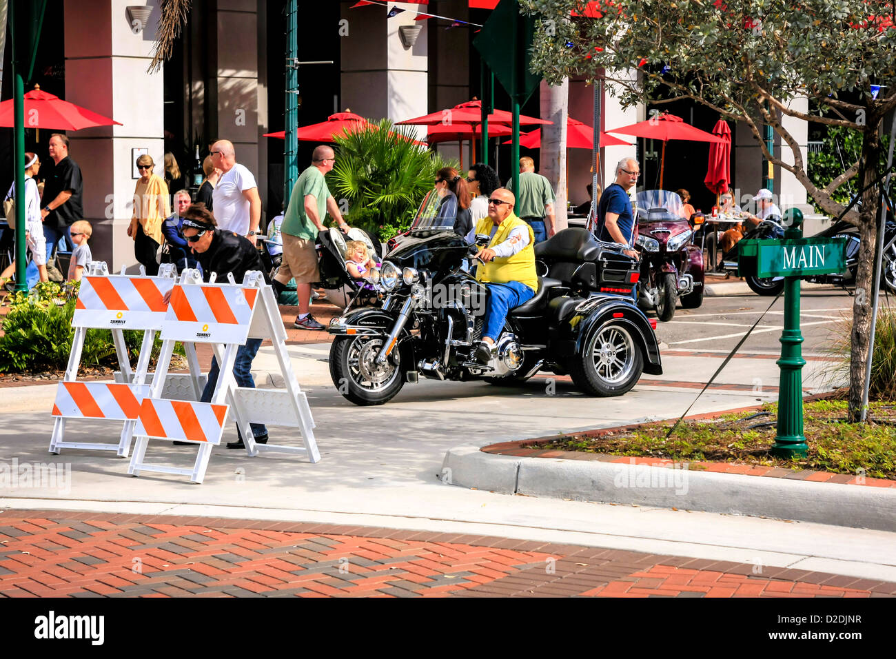 Thunder in the Bay motorcycle event in Sarasota Florida Stock Photo Alamy