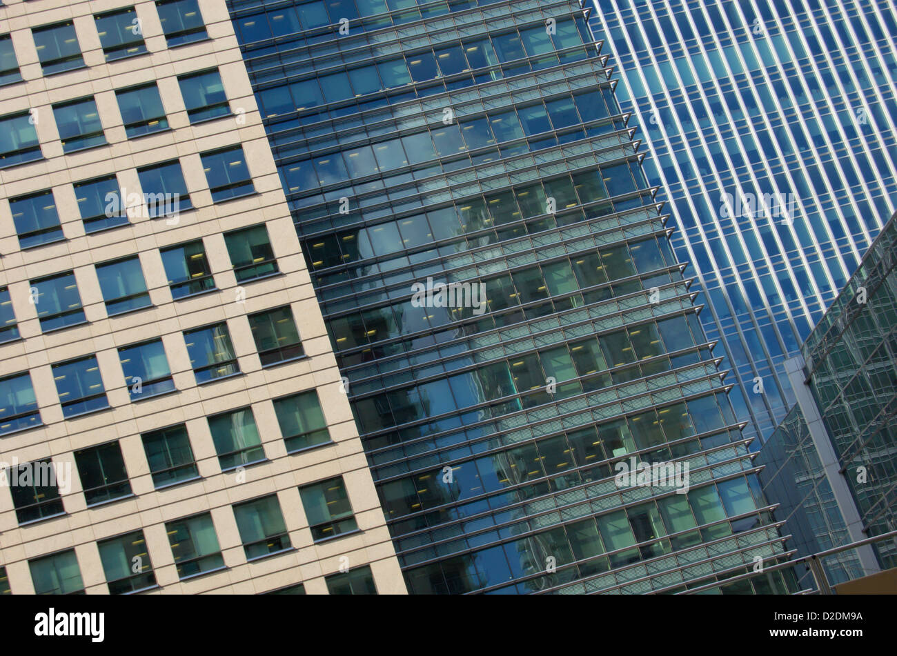 Office buildings at Canary Wharf in London, England Stock Photo - Alamy