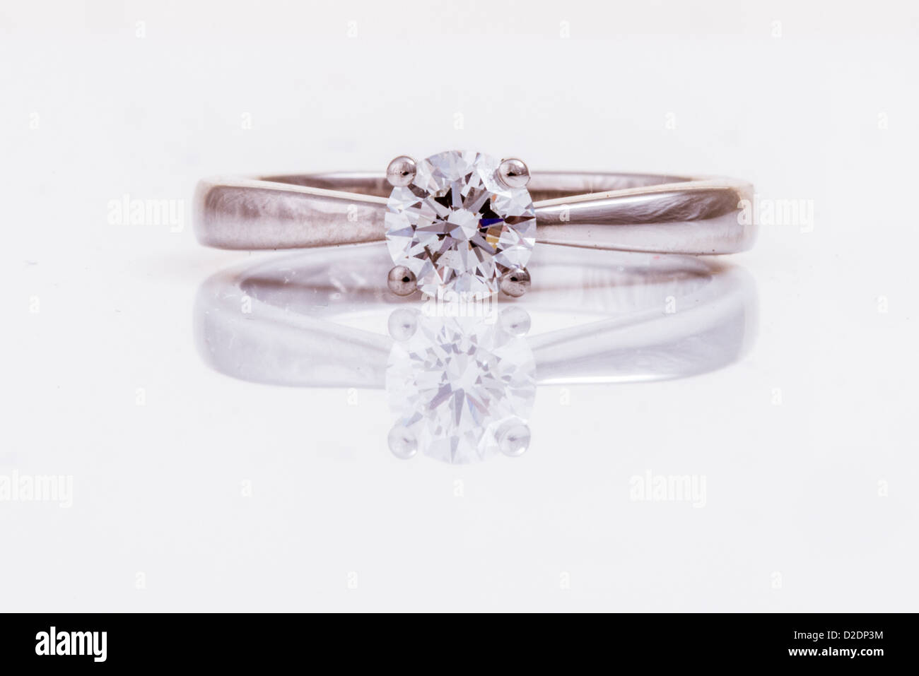 Diamond Wedding ring Stock Photo