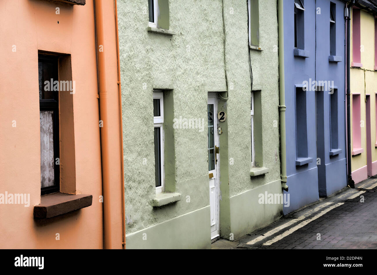 Close up Irish house in Killarney Ireland Stock Photo