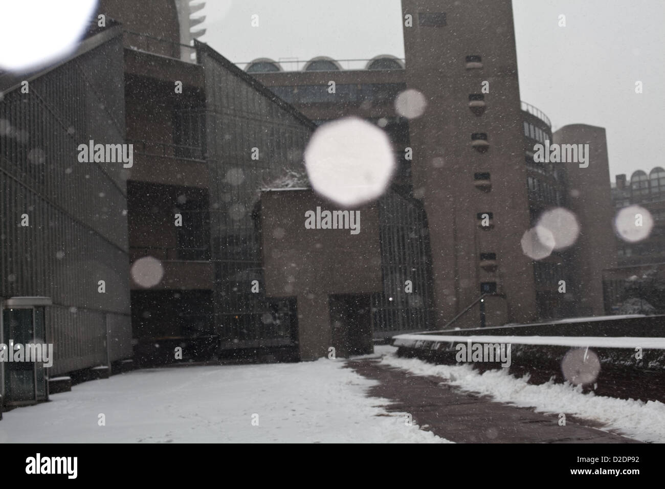 barbican-london-snow-hi-res-stock-photography-and-images-alamy