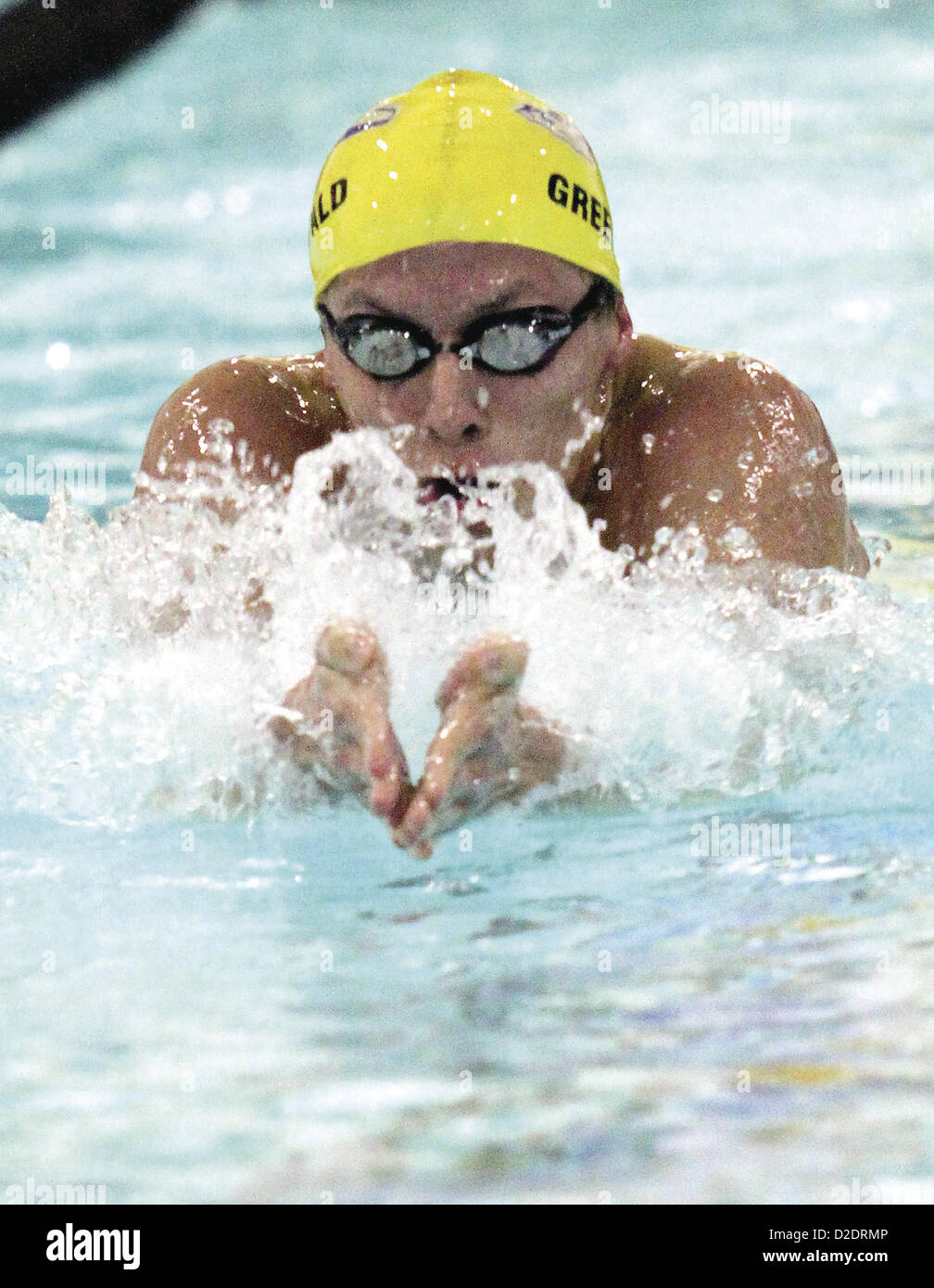 Jan. 17, 2013 - Bettendorf, Iowa, U.S. - Muscatine's Travis Greenwald ...