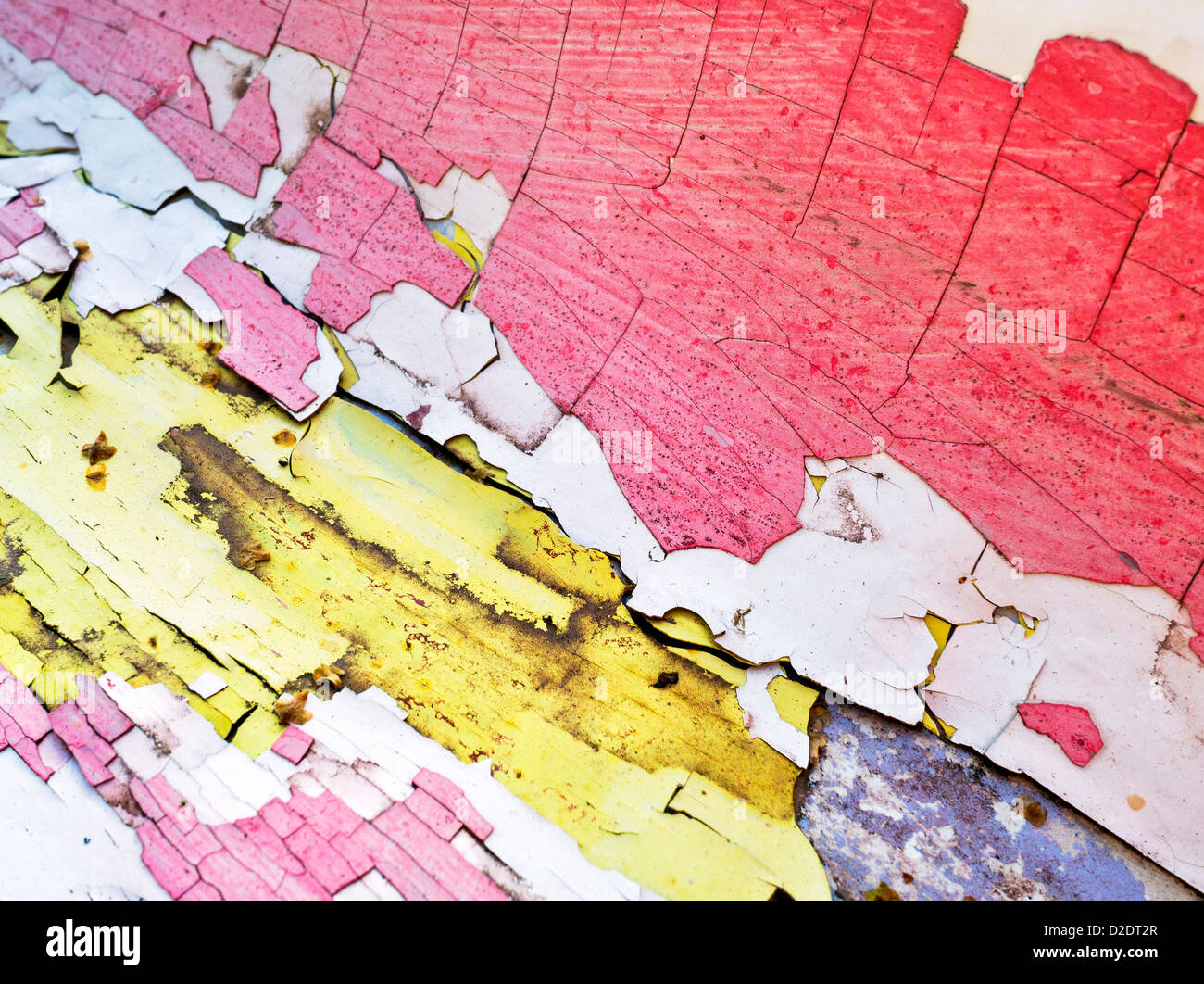 Peeling Paint on Upturned Hull of Wooden Boat Stock Photo Alamy