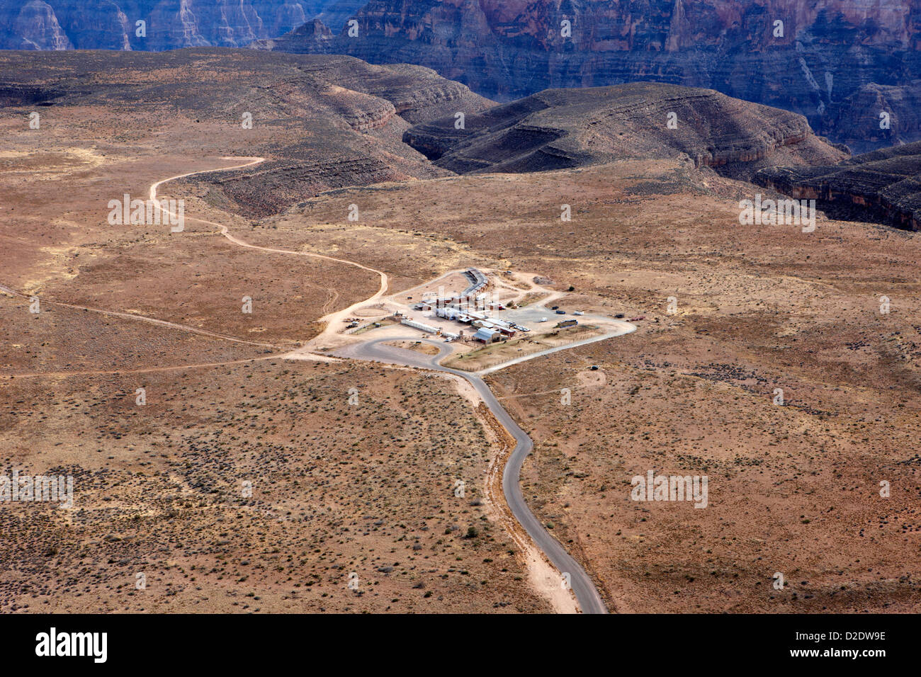 aerial view of hualapai ranch western village and quartermaster point