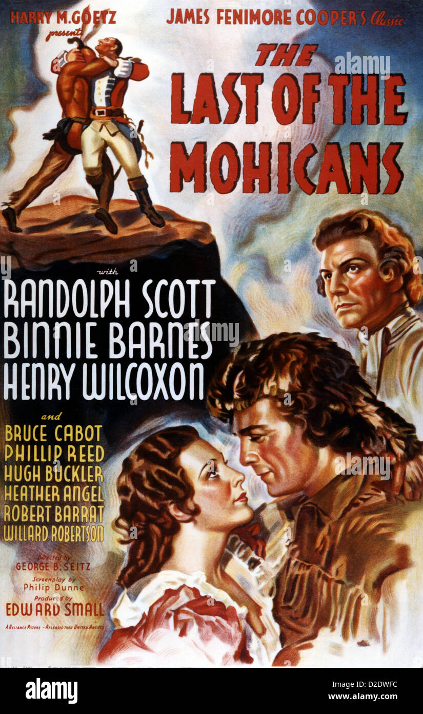 Last Of The Mohicans Movie Poster