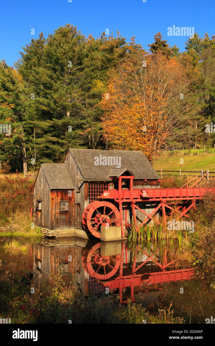 Autumn at old gristmill hires stock photography and images Alamy
