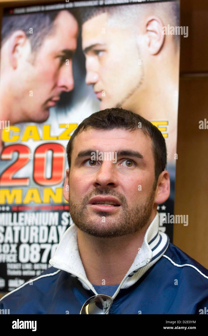 Welsh boxer Joe Calzaghe Stock Photo Alamy