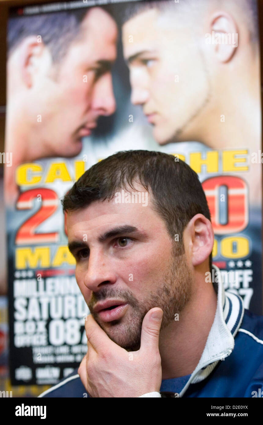 Welsh boxer Joe Calzaghe Stock Photo Alamy