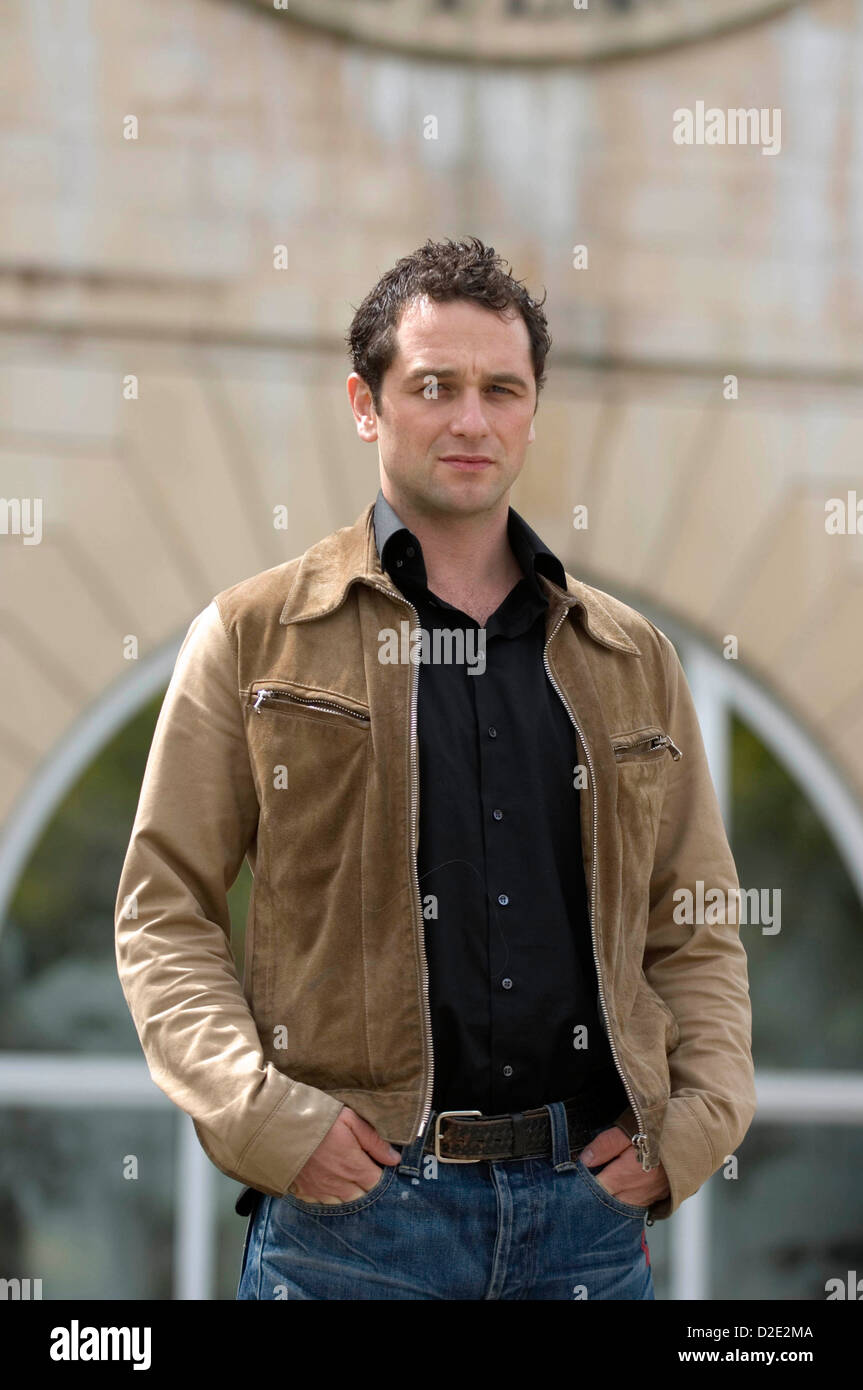 Welsh actor Matthew Rhys at the Dylan Thomas Centre in Swansea Stock
