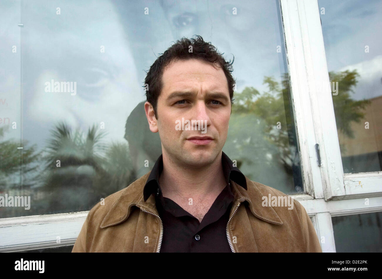 Welsh actor Matthew Rhys at the  Dylan Thomas Centre in Swansea. Stock Photo