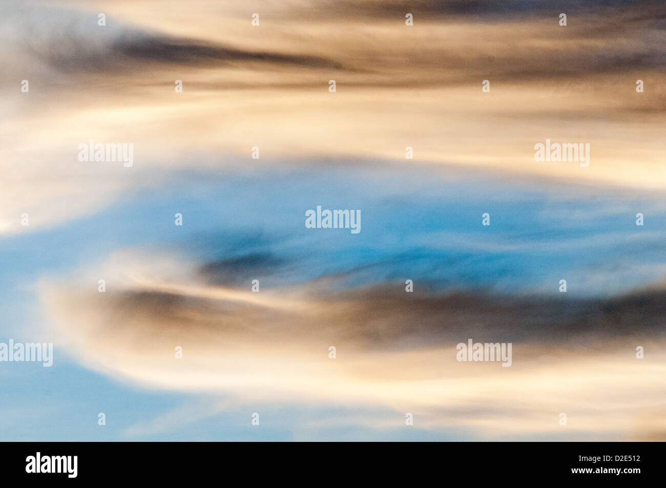 Dramatic sky at Lake Seminole Park, FL. Stock Photo