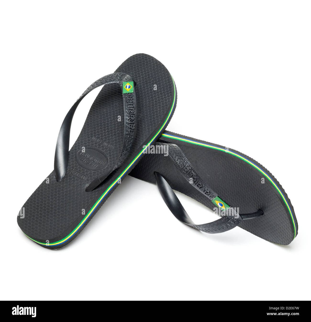 plain black havaianas