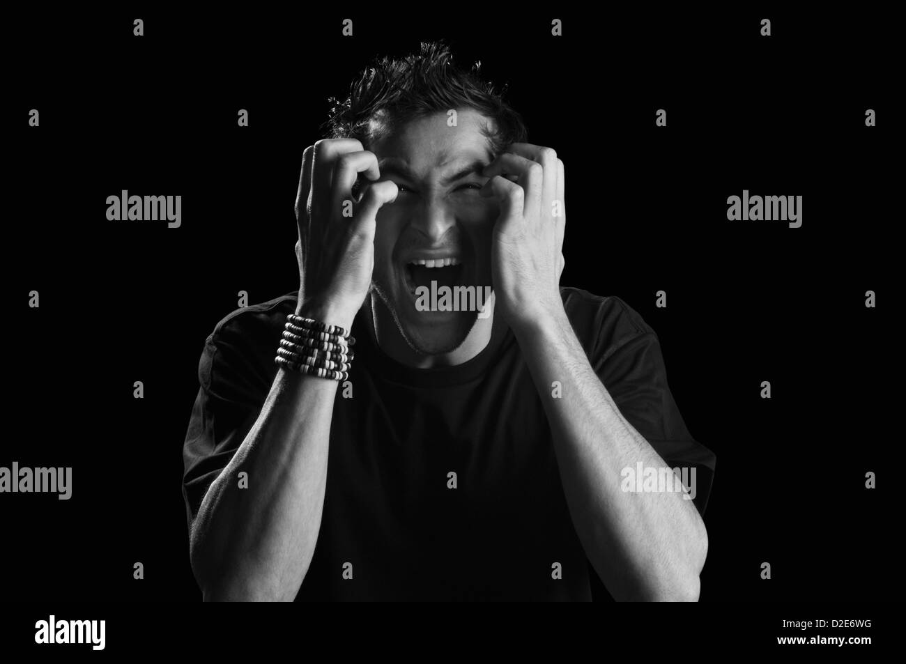 Scratching his face hires stock photography and images Alamy