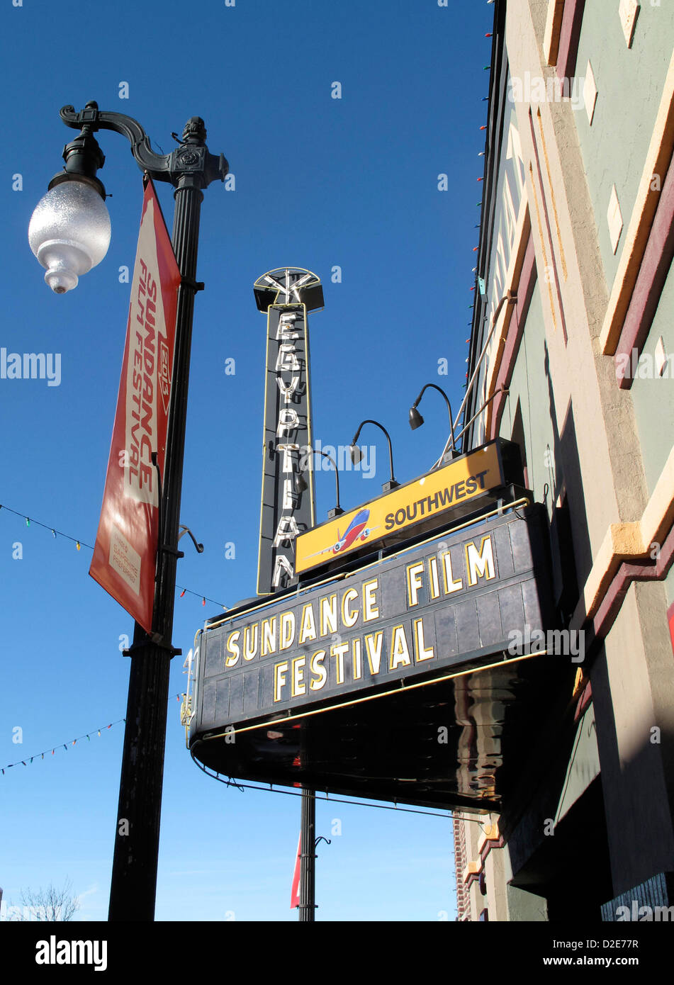 Egyptian theatre sundance street hires stock photography and images